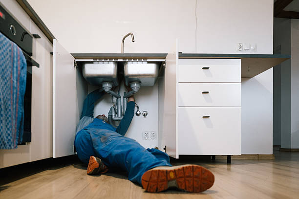 Professional Emergency Plumber technician working in Ludlow, MA